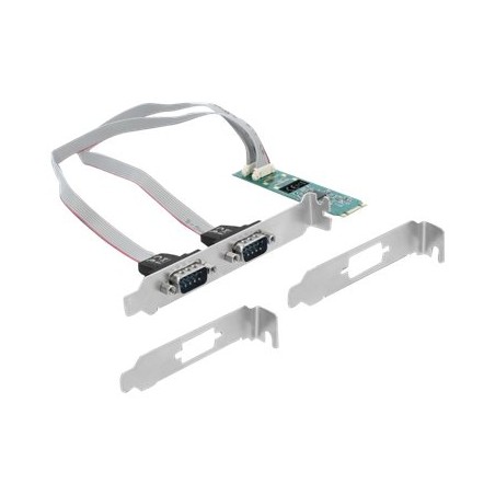M.2 Card to 2 x Serial RS-232 DB9 with S, M.2 Card to 2 x Serial RS-232 DB9 with S