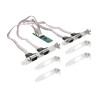 M.2 Card to 4 x Serial RS-232 DB9 with S, M.2 Card to 4 x Serial RS-232 DB9 with S
