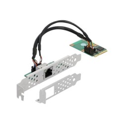 Delock Mini PCIe I/O PCIe full size 1 x RJ45 Gigabit LAN - Sítový adaptér - PCIe Mini Card - Gigabit Ethernet x 1