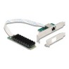 Delock - Sítový adaptér - M.2 2280 (B+M Key) nízký profil - 100M/1G/2.5G/5G/10 Gigabit Ethernet