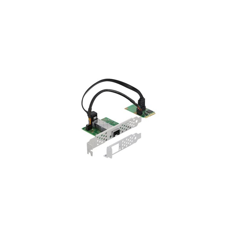 Delock Mini PCIe I/O PCIe full size 1 x SFP Gigabit LAN - Síťový adaptér - PCIe Mini Card - Gigabit SFP x 1