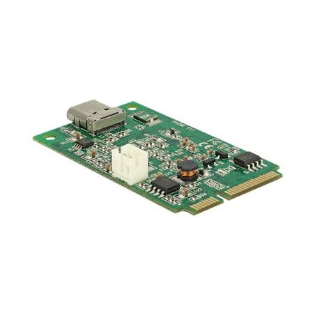 Delock Mini PCIe I/O PCIe full size 1 x USB Type-C 3.1 Gen 2 - USB adaptér - PCIe Mini Card - USB-C 3.1 Gen 2 x 1