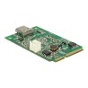 Delock Mini PCIe I/O PCIe full size 1 x USB Type-C 3.1 Gen 2 - USB adaptér - PCIe Mini Card - USB-C 3.1 Gen 2 x 1