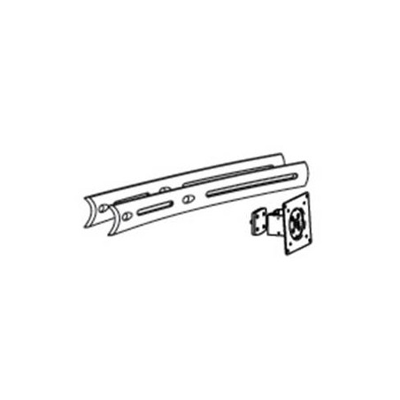 Ergotron DS100 Crossbar Extender, Long - Upevňovací komponent (prodlužovací příčka, centrální úchyt) - pro 2 LCD displeje