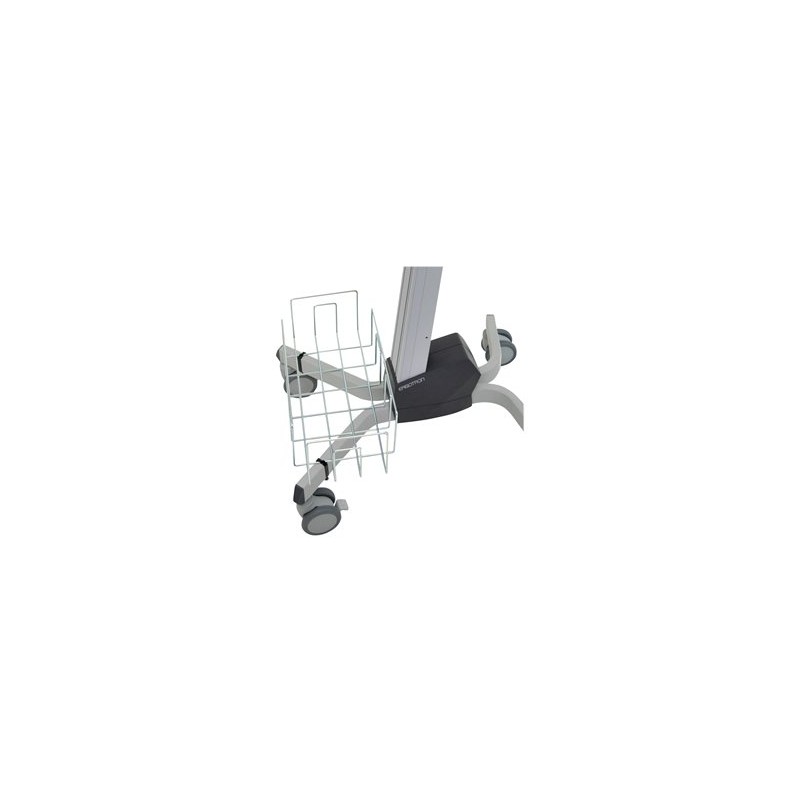 Ergotron Neo-Flex Wire Basket Kit - Upevňovací komponent (basket) - chróm - pro P/N: 24-205-214, 24-206-214