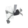 Ergotron Neo-Flex Wire Basket Kit - Upevňovací komponent (basket) - chróm - pro P/N: 24-205-214, 24-206-214