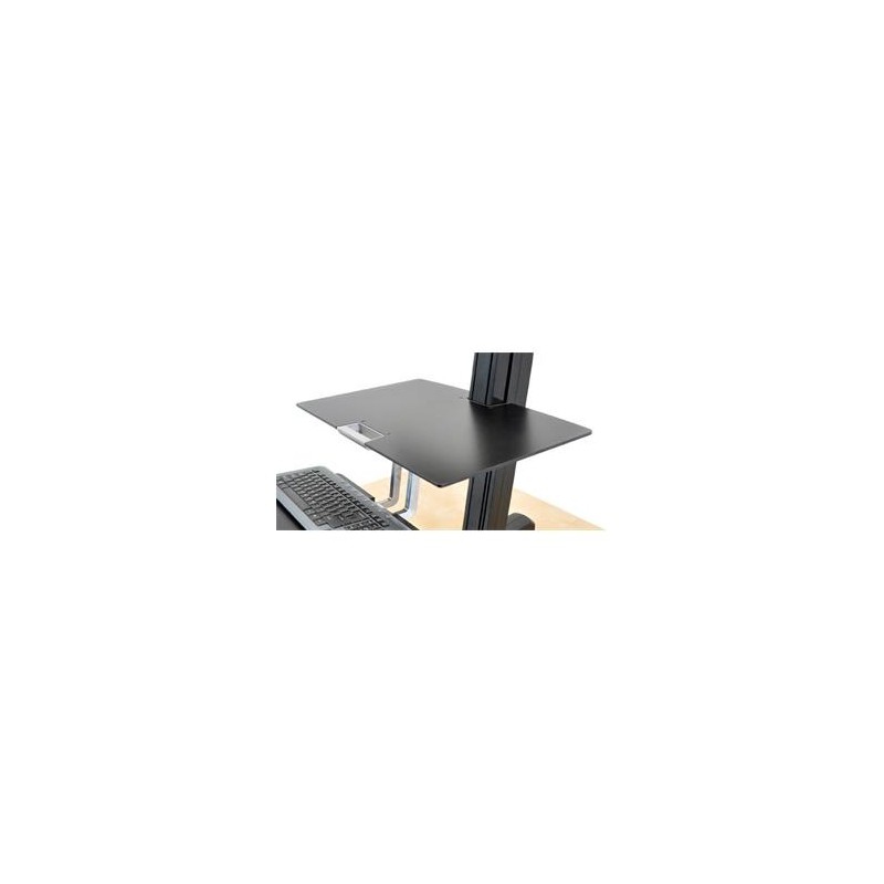 Ergotron WorkFit-S - Upevňovací komponent (pracovní plocha) - phenolic composite - černá