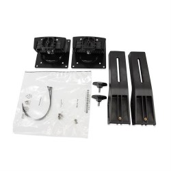 Ergotron Tall-User Kit for WorkFit Dual - Montážní sada (2 čepy, 2 posuvné držáky) - pro 2 LCD displeje - černá - velikost