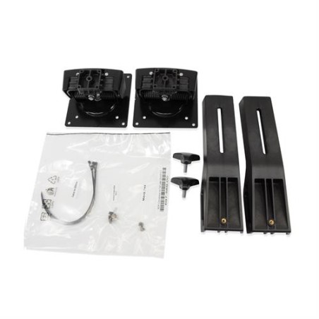 Ergotron Tall-User Kit for WorkFit Dual - Montážní sada (2 čepy, 2 posuvné držáky) - pro 2 LCD displeje - černá - velikost