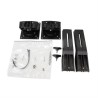 Ergotron Tall-User Kit for WorkFit Dual - Montážní sada (2 čepy, 2 posuvné držáky) - pro 2 LCD displeje - černá - velikost
