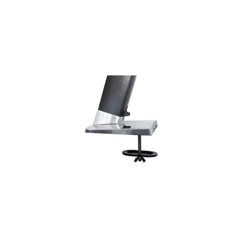 Ergotron Grommet Mount for WorkFit-A - Upevňovací komponent - ocel - černá, leštěný hliník