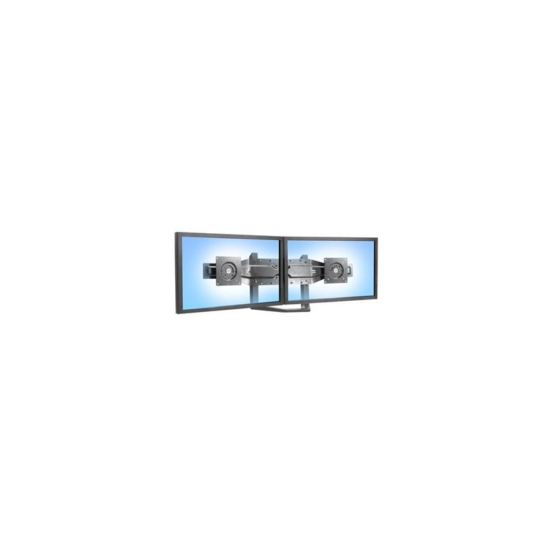 Ergotron - Upevňovací komponent (rukojeť, montáž duálního monitoru) - pro 2 LCD displeje - černá - velikost obrazovky: 22"-26"