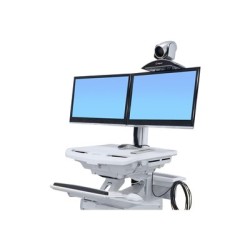 Ergotron StyleView Camera Shelf - Upevňovací komponent (úchyt, police, montážní materiál, pásek na suchý zip, popruh) - pro