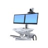 Ergotron StyleView Camera Shelf - Upevňovací komponent (úchyt, police, montážní materiál, pásek na suchý zip, popruh) - pro