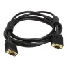 Ergotron - Kabel VGA - HD-15 (VGA) (M) do HD-15 (VGA) (M) - 3 m - lisovaný - černá - pro P/N: 45-353-026