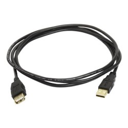 Ergotron - Prodlužovací šňůra USB - USB (M) do USB (F) - 1.8 m - černá - pro P/N: 45-353-026, 45-354-026