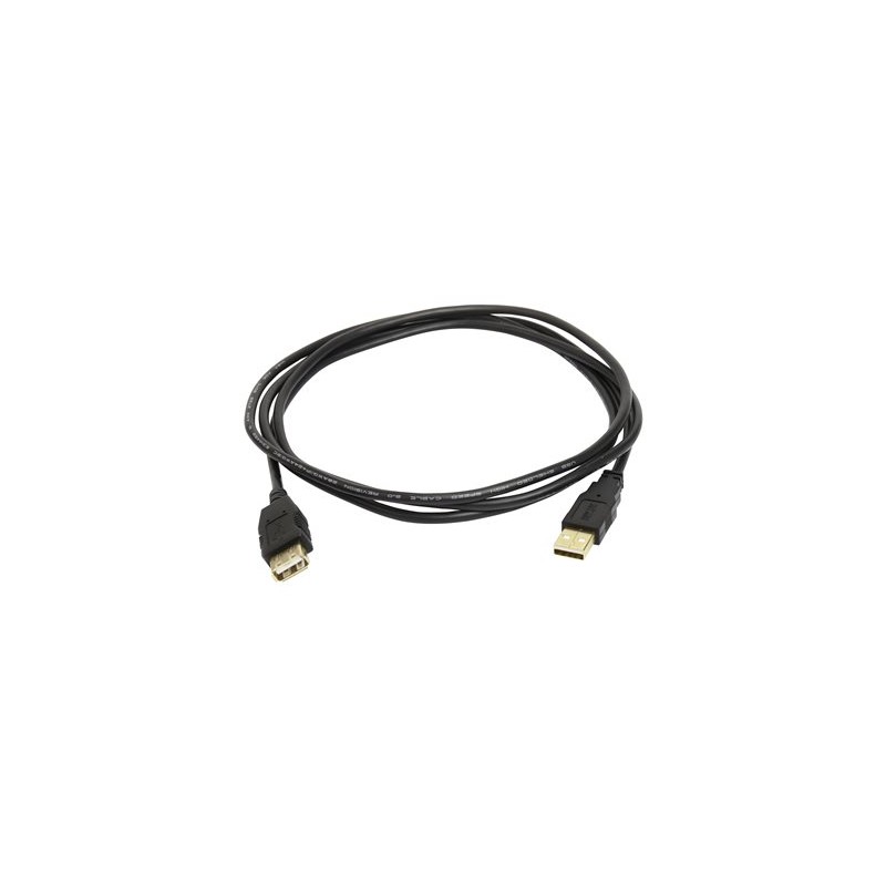 Ergotron - Prodlužovací šňůra USB - USB (M) do USB (F) - 1.8 m - černá - pro P/N: 45-353-026, 45-354-026