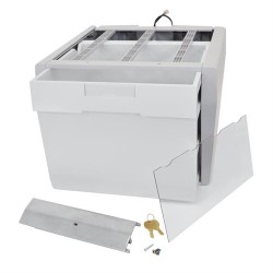 Ergotron Envelope Drawer - Upevňovací komponent (montážní materiál, zamezení posunu, zásuvkový modul) - šedá, bílá