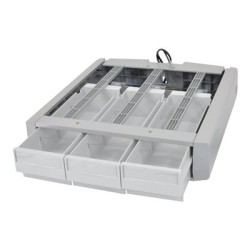Ergotron Supplemental Triple Drawer - Upevňovací komponent (zásuvkový modul) - šedá, bílá