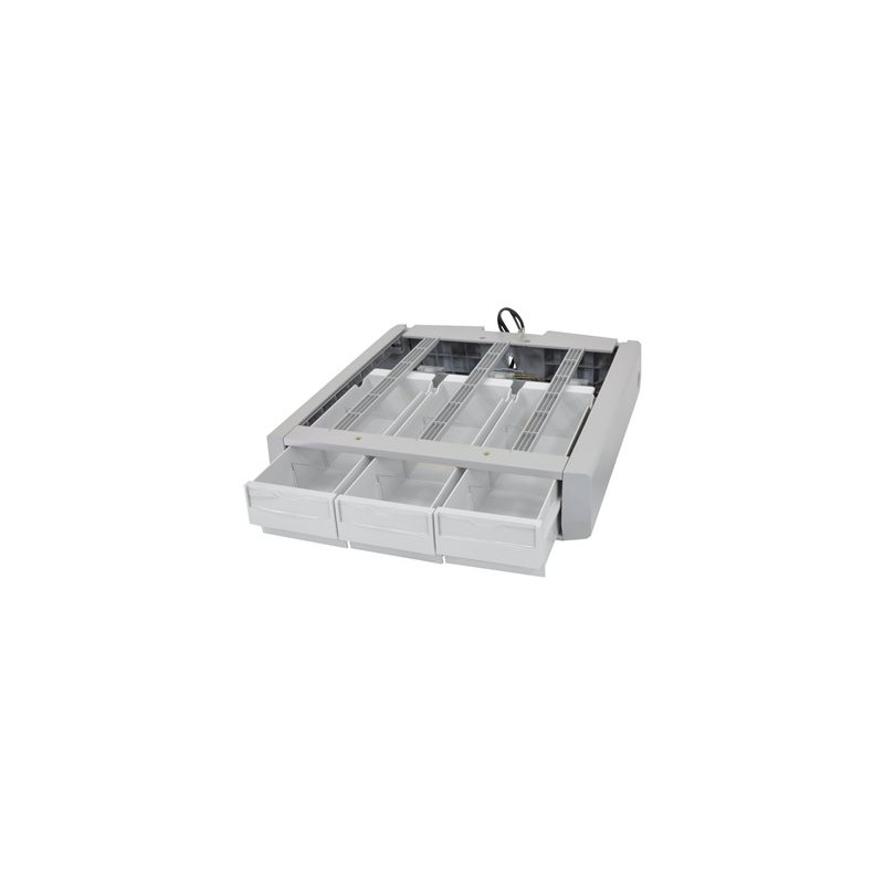 Ergotron Supplemental Triple Drawer - Upevňovací komponent (zásuvkový modul) - šedá, bílá
