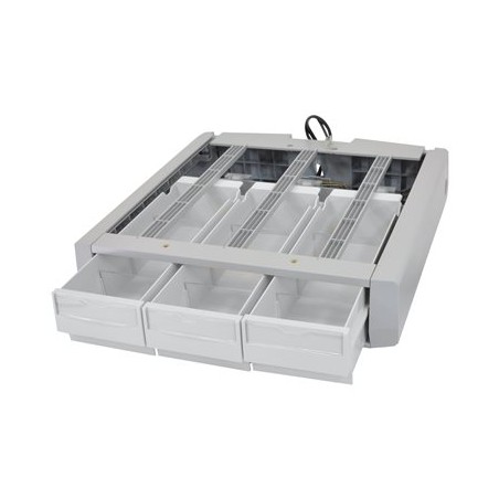 Ergotron Supplemental Triple Drawer - Upevňovací komponent (zásuvkový modul) - šedá, bílá
