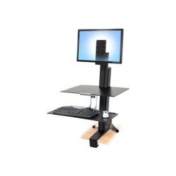 Ergotron - Upevňovací komponent (zapuštěná podložka, úchyt) - pro Displej LCD - sada pro vysokého uživatele - pevná ocel