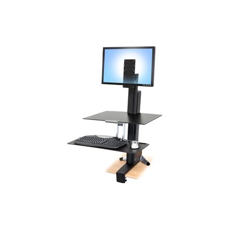 Ergotron - Upevňovací komponent (zapuštěná podložka, úchyt) - pro Displej LCD - sada pro vysokého uživatele - pevná ocel