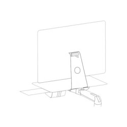 Ergotron StyleView - Upevňovací komponent (stojan) - pro iMac - černá
