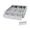 Ergotron StyleView Supplemental Storage Drawer, Triple - Upevňovací komponent (zásuvkový modul) - šedá, bílá
