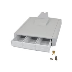 Ergotron StyleView Primary Storage Drawer, Triple - Upevňovací komponent (zásuvkový modul) - šedá, bílá