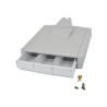 Ergotron StyleView Primary Storage Drawer, Triple - Upevňovací komponent (zásuvkový modul) - šedá, bílá