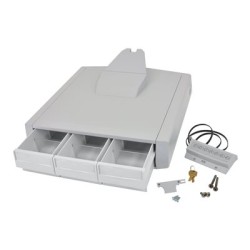 Ergotron SV43 Primary Triple Drawer for Laptop Cart - Upevňovací komponent (zásuvkový modul) - šedá, bílá