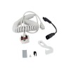 Ergotron Coiled Extension Cord Accessory Kit - Sada kabelů k napájení - 2.4 m - svinutý - šedá