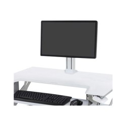 Ergotron WorkFit Single LD Monitor Kit - Upevňovací komponent (sada pro upgrade vozíku) - pro Displej LCD - bílá - velikost