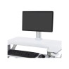 Ergotron WorkFit Single LD Monitor Kit - Upevňovací komponent (sada pro upgrade vozíku) - pro Displej LCD - bílá - velikost
