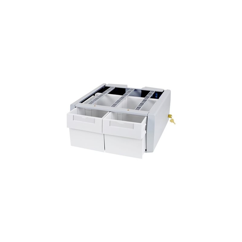 Ergotron StyleView SV Supplemental Storage Drawer, Double Tall - Upevňovací komponent (zásuvkový modul) - uzamykatelný