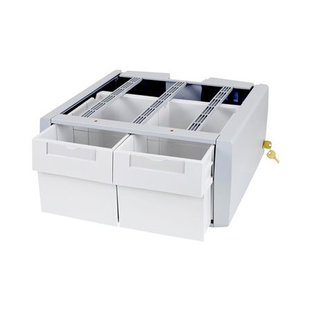 Ergotron StyleView SV Supplemental Storage Drawer, Double Tall - Upevňovací komponent (zásuvkový modul) - uzamykatelný