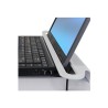 Ergotron - Upevňovací komponent (úchyt) - pro notebook (počítač) - bílá - lze připevnit na vozík