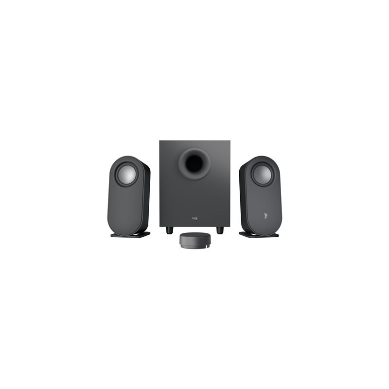 Logitech Z407 - Systém reproduktorů - pro PC - 2.1-kanálový - bezdrátový - Bluetooth - USB - 40 Watt (celkem) - tuhově šedý