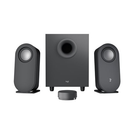 Logitech Z407 - Systém reproduktorů - pro PC - 2.1-kanálový - bezdrátový - Bluetooth - USB - 40 Watt (celkem) - tuhově šedý