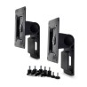Ergotron Dual Monitor Tilt Pivot Kit - Montážní sada (2 čepy, 2 kabelové úvazky, šrouby) - pro 2 monitory - černá