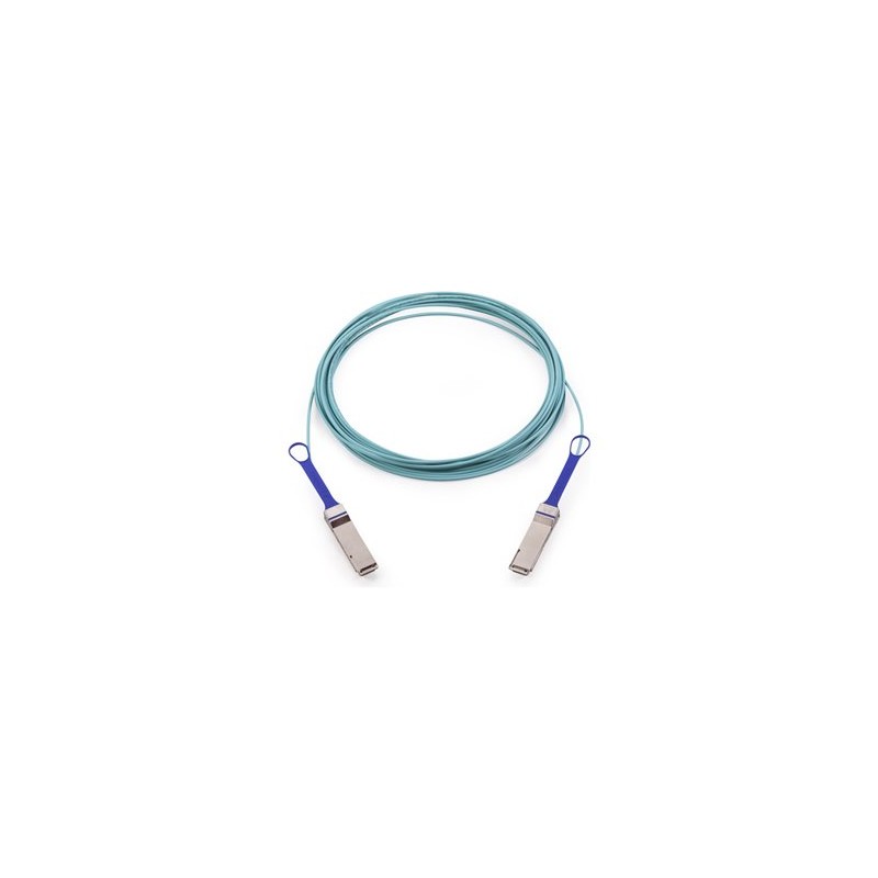 NVIDIA - Kabel pro přímé připojení 100GBase - QSFP do QSFP - 20 m - 20 m - optické vlákno - neobsahuje halogen, aktivní