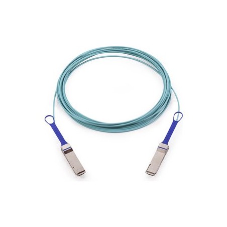NVIDIA - Kabel pro přímé připojení 100GBase - QSFP do QSFP - 10 m - 10 m - optické vlákno - neobsahuje halogen, podpora Ethernet