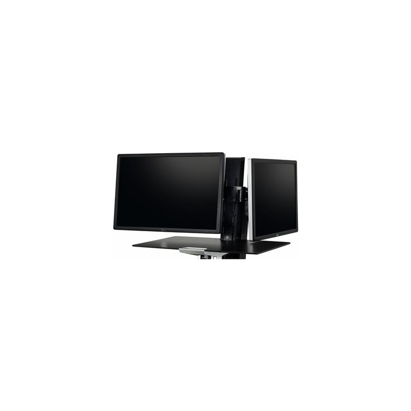Ergotron - Upevňovací komponent (dvoukloubový) - pro 2 LCD displeje - černá - velikost obrazovky: až 25"