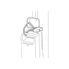 Ergotron - Montážní sada (security bracket, lock with cable, 2 klíče, upínací prvky) - pro power system - zdravotní - bílá