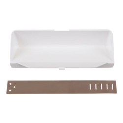 Ergotron CareFit Pro - Upevňovací komponent (zásobník, montážní materiál, popruh) - pro kontejner na utěrky - zdravotní - bílá