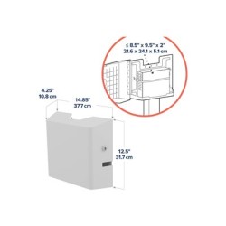 Ergotron - Montážní sada PC - montáž na stěnu - bílá