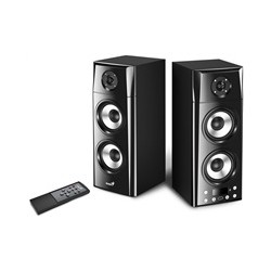 GENIUS reproduktory SP-HF2800 BT/ 2.0/ 60W/ Dřevěné/ Bluetooth/ USB/ dálkové ovládání
