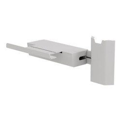 Ergotron - Printer bracket holder mounting kit - velký - montáž na nástěnnou kolejnici - bílá