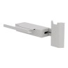 Ergotron - Printer bracket holder mounting kit - velký - montáž na nástěnnou kolejnici - bílá